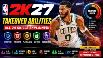 NBA 2K27 Takeover abilities and new gameplay features overview