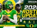 Oregon Ducks 2026 football roster update with player heights and weights